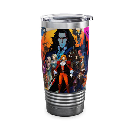 THE FACE OF HIDDEN EVIL OVERSHADOWS THE DUSK - Video Game Inspired Collage Tumbler