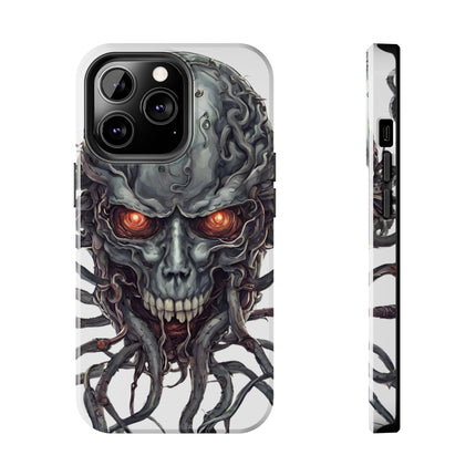 TENTACLED METAL ALIEN SKULL Phone Case
