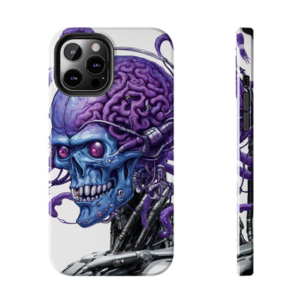 BLUE ALIEN SKULL Phone Case