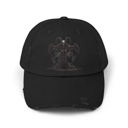 DEATHeCUTIONER Series Executioner Hat | Depths of Hell Rising Skeleton Cap | Trendy Evil Dust & Bones Grim Reaper Spring, Summer Wear Gift