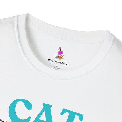 Nostrodamus Spoof Cat 80's Tee, Funny Softstyle Unisex Shirt, Vintage Style Parody Humor Graphic Tshirt, Retro Cat Lover Gift, Nostalgic