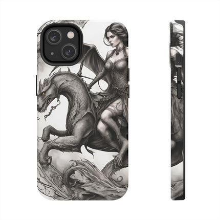 DRAGON AND MORPHING REPTILIAN BEAUTY Phone Case