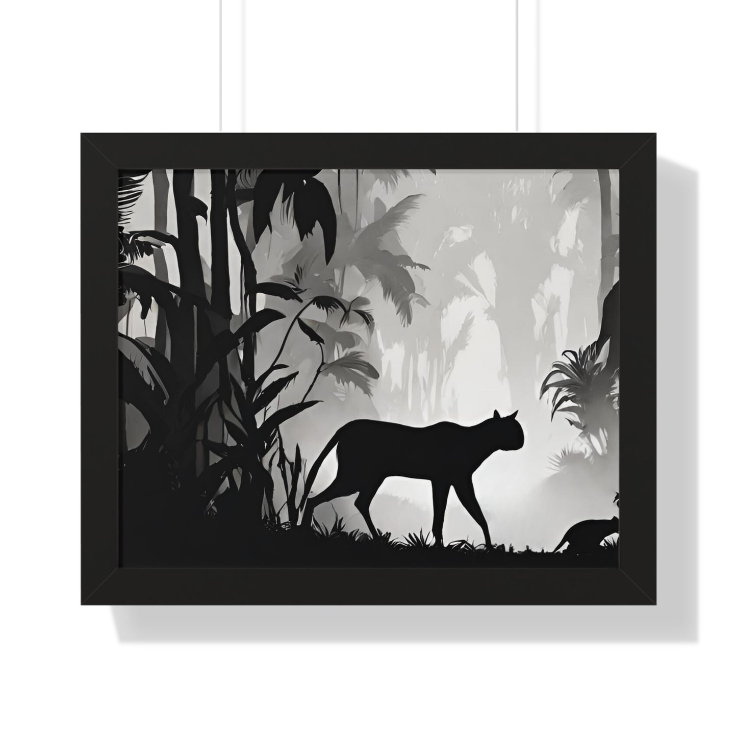 Animal Wall Art, Cheetah Picture, Leopard Print, Wild Animal Print, Predator Shadow Wall Hanging, Jungle Image, Living Room Poster, Scenery