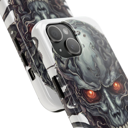 TENTACLED METAL ALIEN SKULL Phone Case