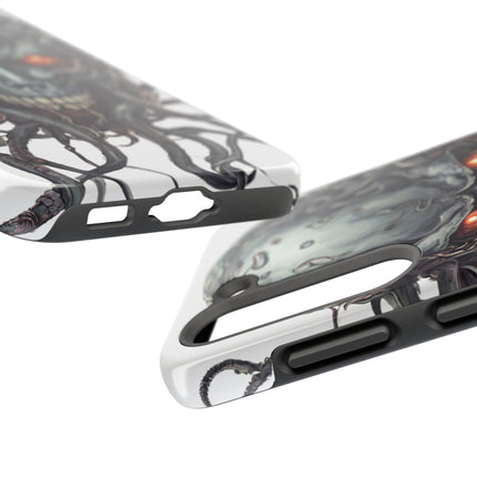 TENTACLED METAL ALIEN SKULL Phone Case