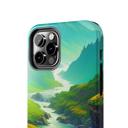RIVER SPRING FLOWER VALLEY Phone Case