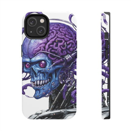 BLUE ALIEN SKULL Phone Case