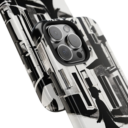 VINTAGE CITY CAT ALLEY WAY Phone Case