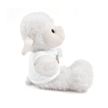 FIND YOUR INNER HAPPY PLACE Inspirational Rainbow Stuffed Animal