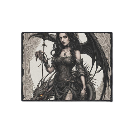 GOTHIC DRAGON MORPHING BEAUTY Heavy Duty Floor Mat