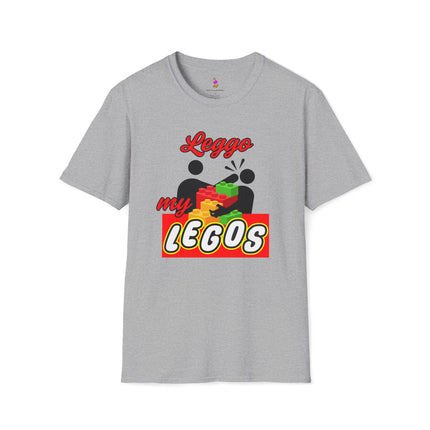 LEGGO MY LEGOS Spoof T-Shirt - Funny 90s Eggo Waffles Parody Tee