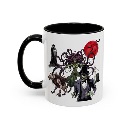 Embrace The Cursed Night Monster Coffee Mug