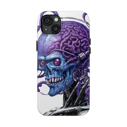 BLUE ALIEN SKULL Phone Case