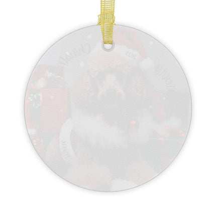 PERSONALIZED POODLE Christmas Ornament
