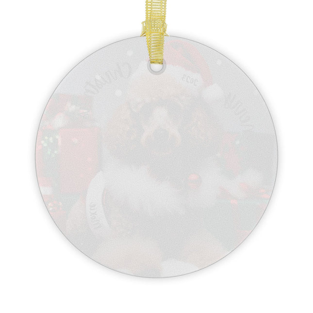 PERSONALIZED POODLE Christmas Ornament