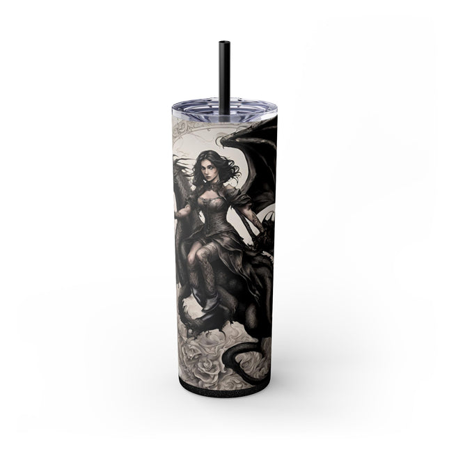 GOTHIC MEDIEVAL UNDEAD BEAUTY DARK FANTASY DRAGON Tumbler