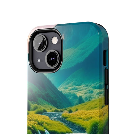 FLOWER CASCADE MOUNTAINS Phone Case