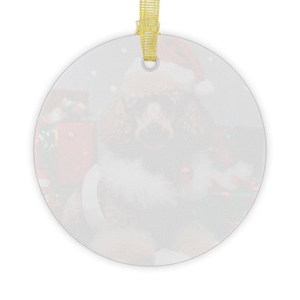 POODLE Ceramic Christmas Ornament