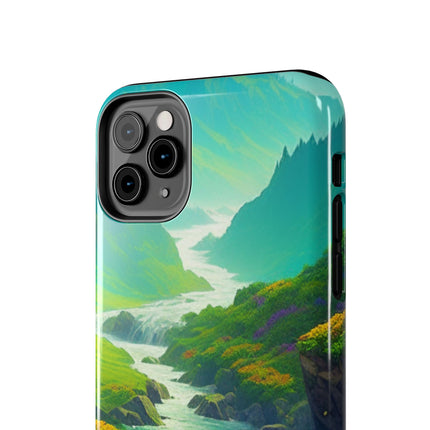 RIVER SPRING FLOWER VALLEY Phone Case