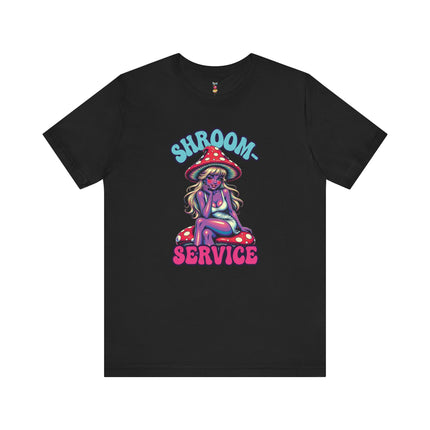 SHROOM SERVICE T-Shirt Provocative Seductive Sexy Cartoon Tee