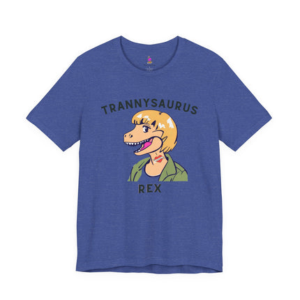 TRANNYSAURUS REX T-Shirt - Funny Dinosaur Parody Humor Tee