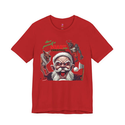 HAVE YOURSELF A SCARY LITTLE CHRISTMAS Psycho Santa and Reinwolves T-Shirt