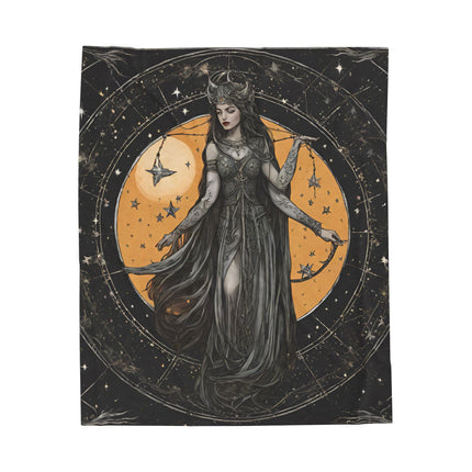 TWISTED WITCH GODDESS Three Armed Star Keeper Blanket