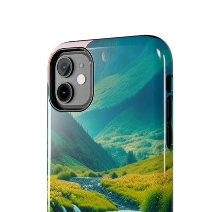 FLOWER CASCADE MOUNTAINS Phone Case