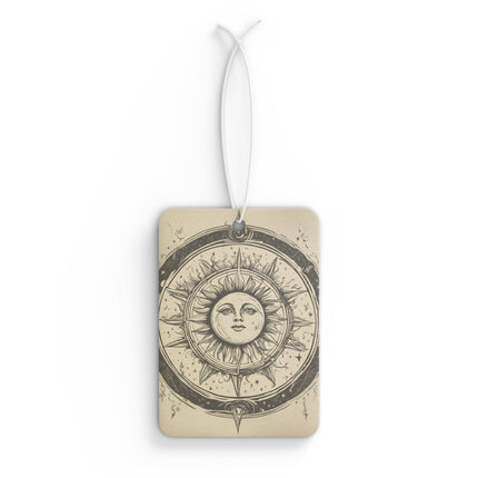 Wiccan Solar Sun Wheel Car Air Freshener