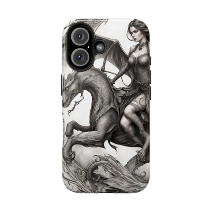 DRAGON AND MORPHING REPTILIAN BEAUTY Phone Case