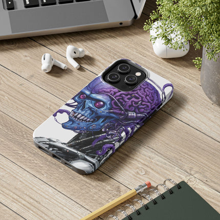 BLUE ALIEN SKULL Phone Case