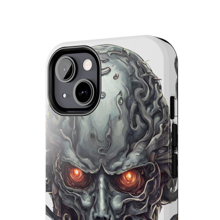 TENTACLED METAL ALIEN SKULL Phone Case