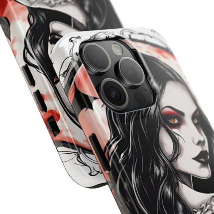 VAMPIRESS UNDER THE BLOOD MOON Phone Case
