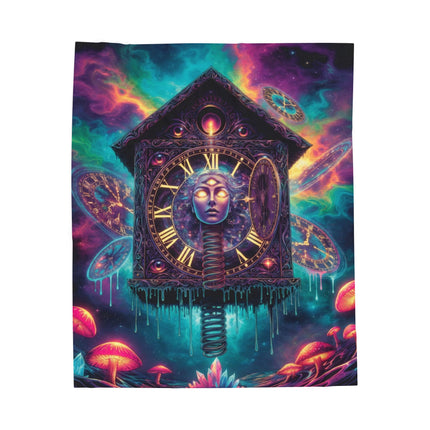 PSYCHEDELIC DIVINE TIME MANIPULATOR Trippy Blanket