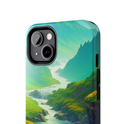 RIVER SPRING FLOWER VALLEY Phone Case