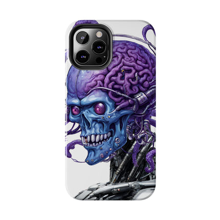 BLUE ALIEN SKULL Phone Case