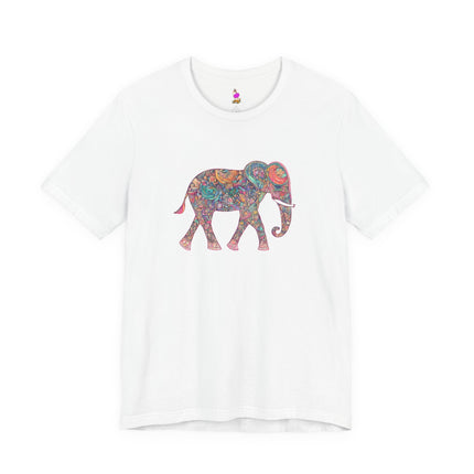 PATTERN ELEPHANT T-Shirt - Beautiful Decorative Animal Art Tee