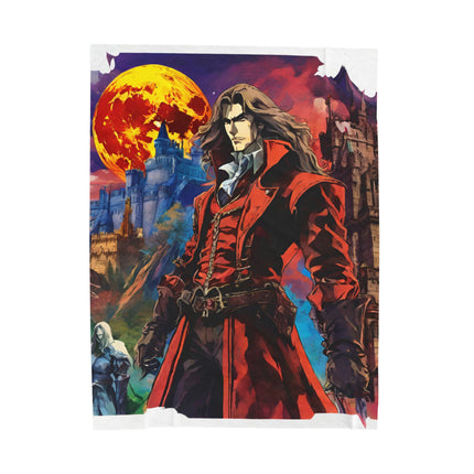 A LEGEND STEPS FORTH ON THE CUSP OF EVIL Video Game Inspired Collage Blanket