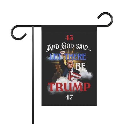 Trump Home Garden Banner, Outdoor House Decor, Patriotic Garden Flag, Yard Sign Decoration, Political Election Gift, Religious Quote Banner
