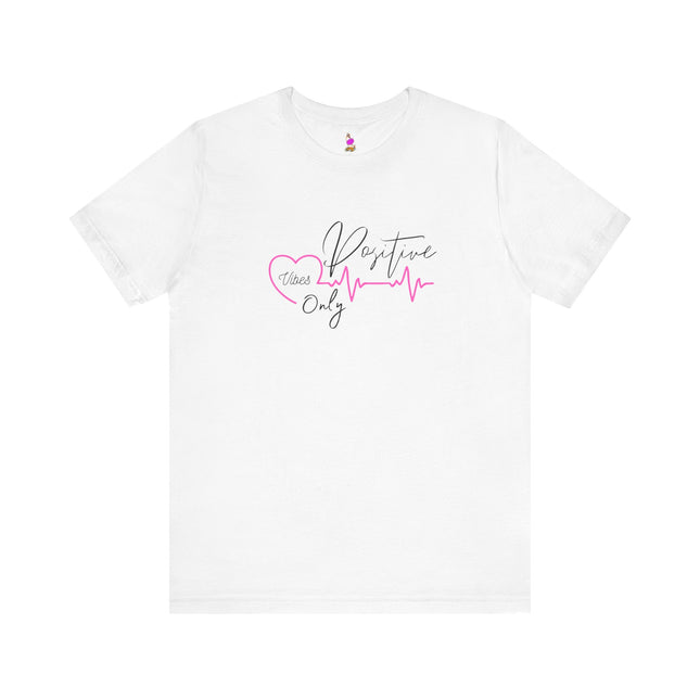 POSITIVE VIBES ONLY Inspirational Women Nurses T-Shirt - Healthcare Hero Motivational Tee