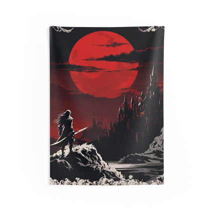 A DESTINY AWAITS TO BE FULFILLED Video Game Inspired Art Tapestry