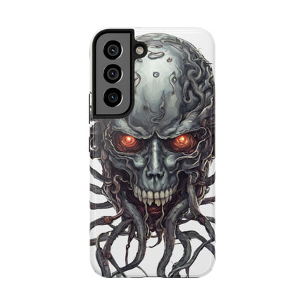 TENTACLED METAL ALIEN SKULL Phone Case