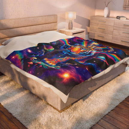 EYE OF THE TIGRESS Galaxy Psychedelic Blanket