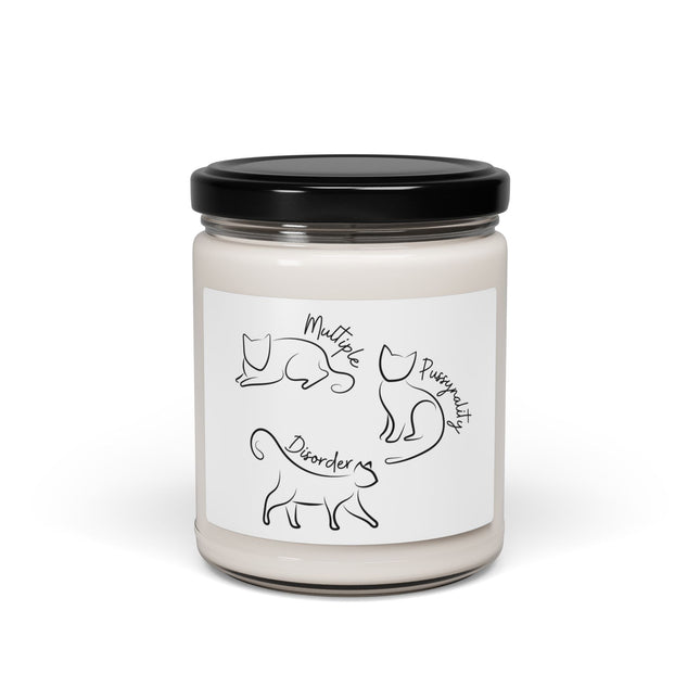 MULTIPLE P**SYNALITY DISORDER (White Label) Cat Lovers Candle