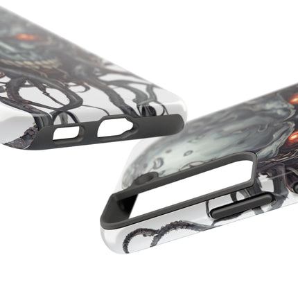 TENTACLED METAL ALIEN SKULL Phone Case