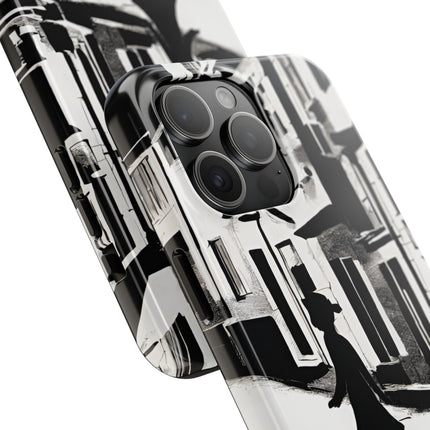 VINTAGE CITY CAT ALLEY WAY Phone Case