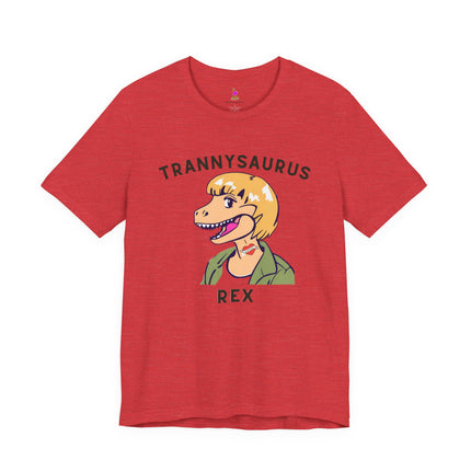 TRANNYSAURUS REX T-Shirt - Funny Dinosaur Parody Humor Tee