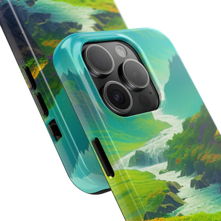 RIVER SPRING FLOWER VALLEY Phone Case