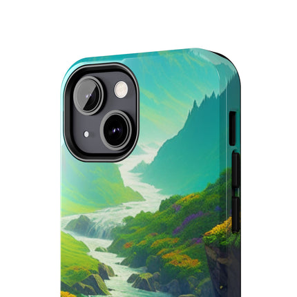 RIVER SPRING FLOWER VALLEY Phone Case