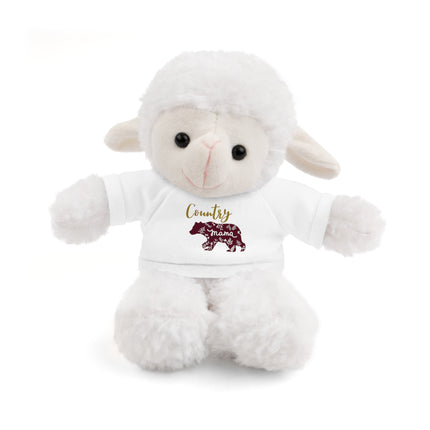 COUNTRY MAMA BEAR Stuffed Animal Teddy with Tee